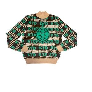RARE old forester KENTUCKY TURTLE 2021 DERBY men’s green sweater size large